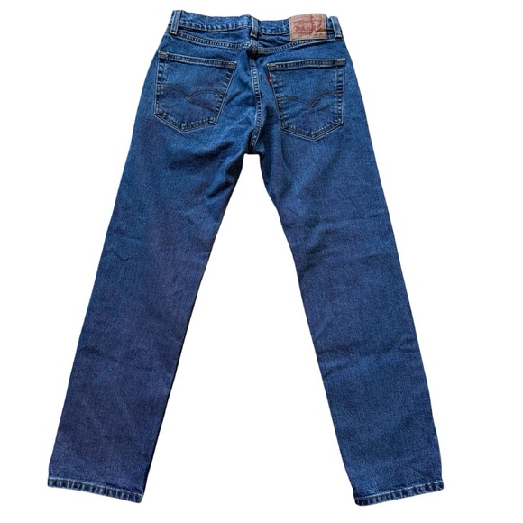 Levi's 505 Men's Straight Jeans W30 L30 Classic Blue Denim Casual Medium Wash - Picture 1 of 8